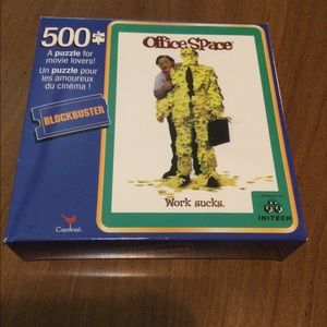 🧩 Office Space Movie Poster Puzzle Blockbuster